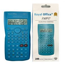 Calcolatrice scientifica Royal Office FMP17 con custodia rigida protettiva per scuola e ufficio