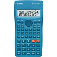 Calcolatrice scientifica originale Casio FX-220 Plus 2 di colore blu con display a 2 linee e 181 funzioni per scuole medie