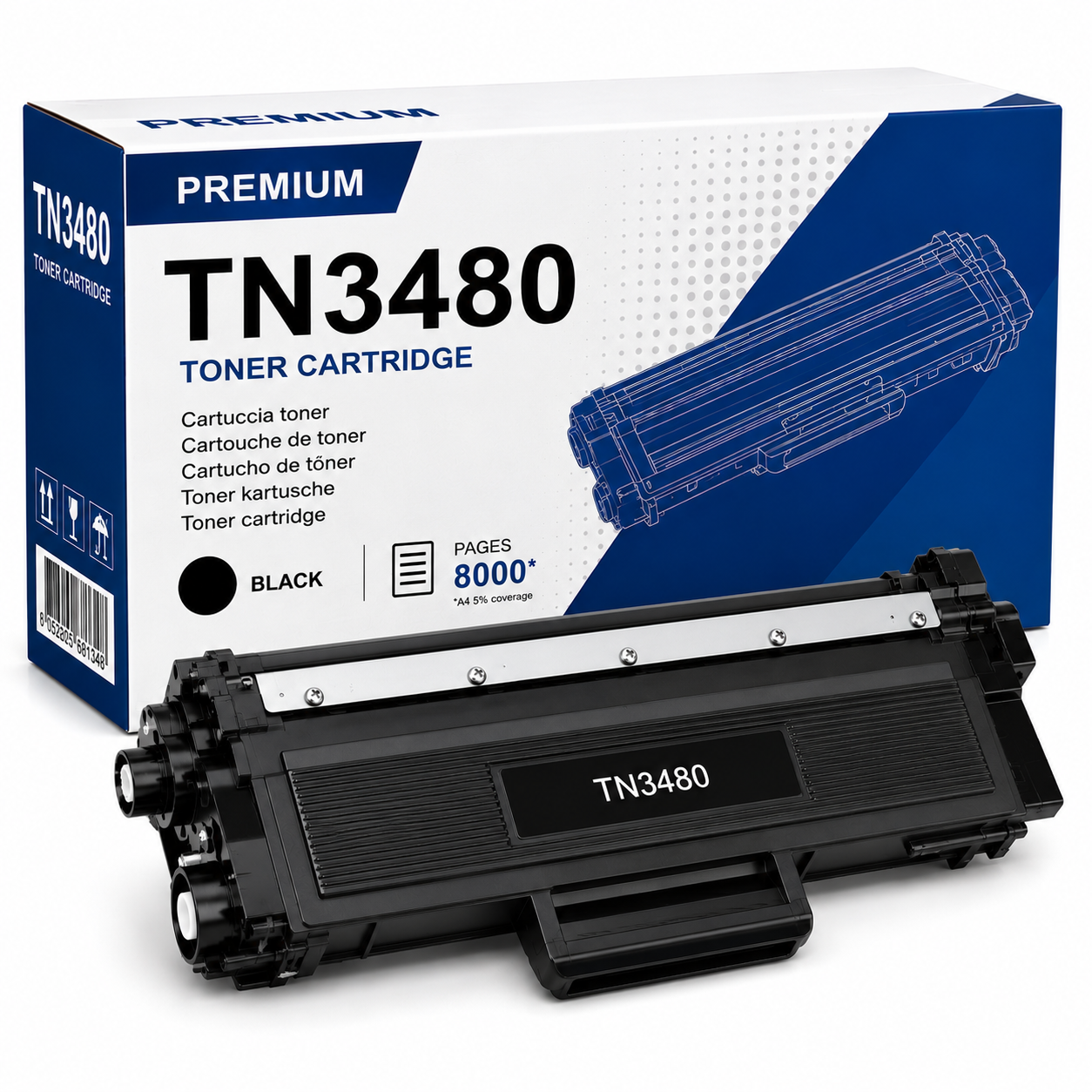Toner Compatibile Brother TN-3480