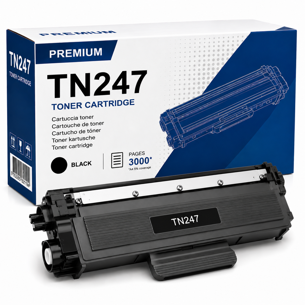 Toner Compatibile Brother TN-247BK Nero