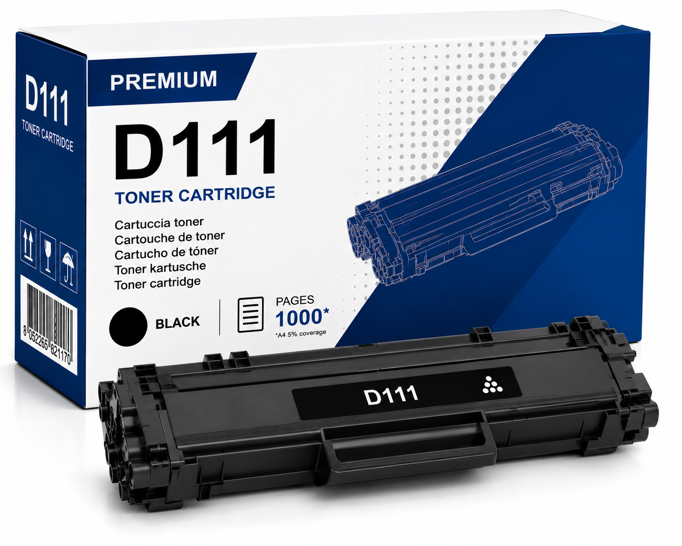 Toner Compatibile Samsung D111S Nero per Xpress M2020 M2070