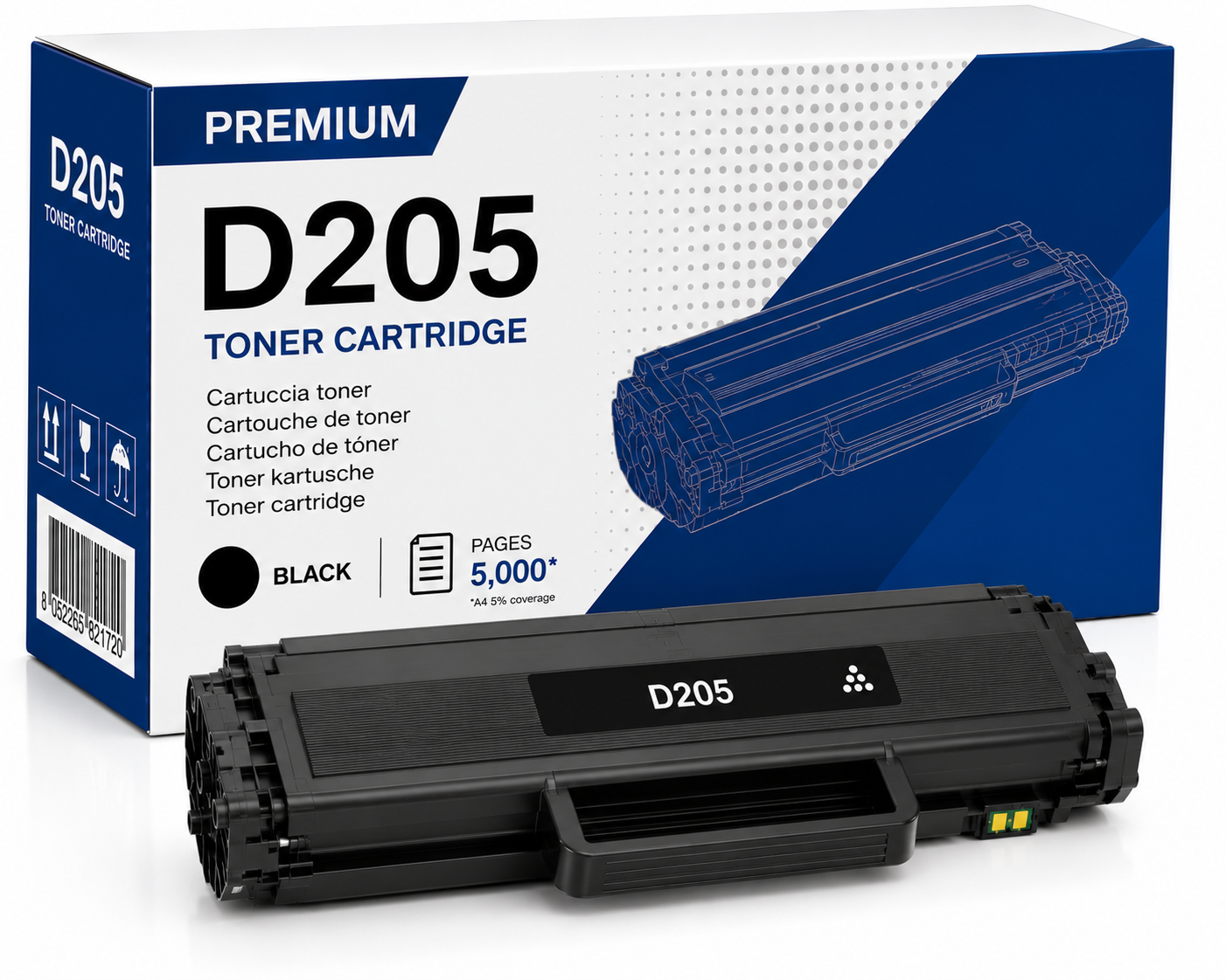 Toner Compatibile Samsung D205L Nero per ML3310 ML3710