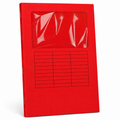 Blasetti Cartelle con Finestra Sintex - Rosso - 50 pz