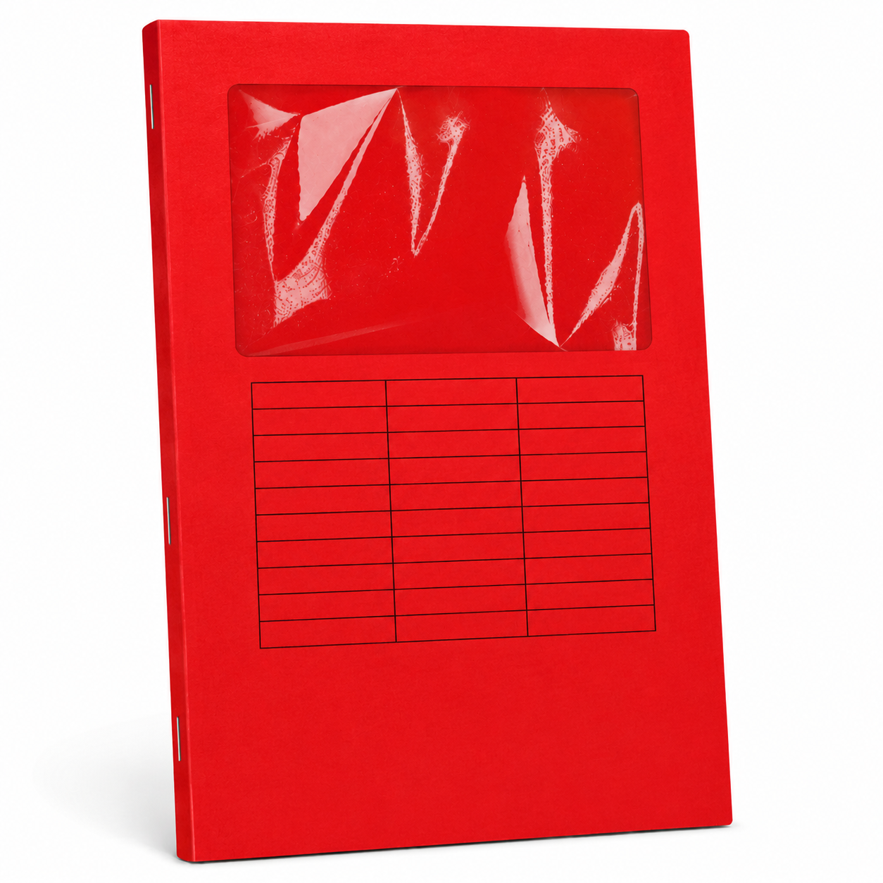 Blasetti Cartelle con Finestra Sintex - Rosso - 50 pz