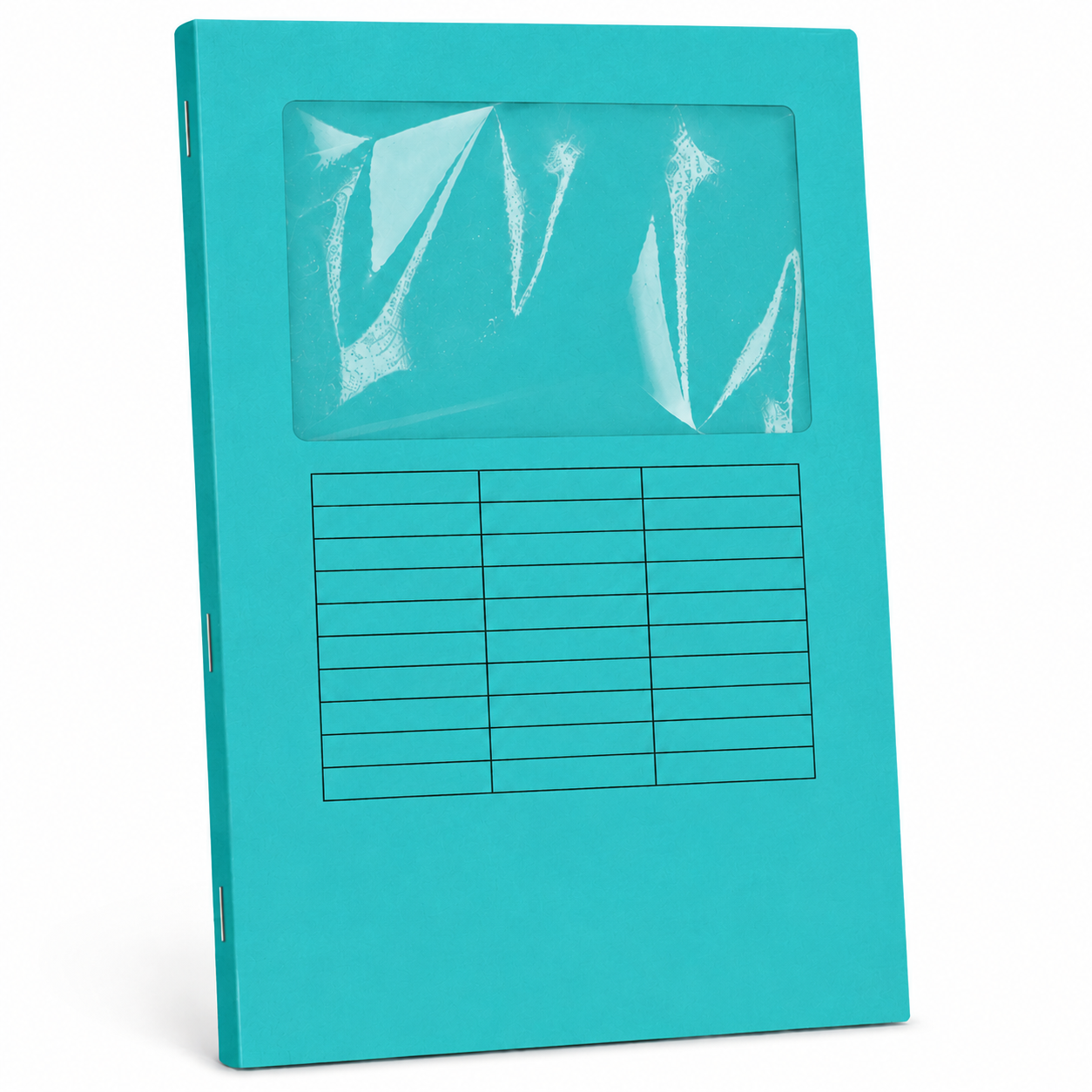 Blasetti Cartelle con Finestra Sintex - Verde Acqua - 50 pz