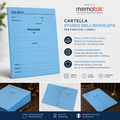 Cartella Studio dell'Avvocato Memotak Azzurro 25x34 cm 100 Pezzi