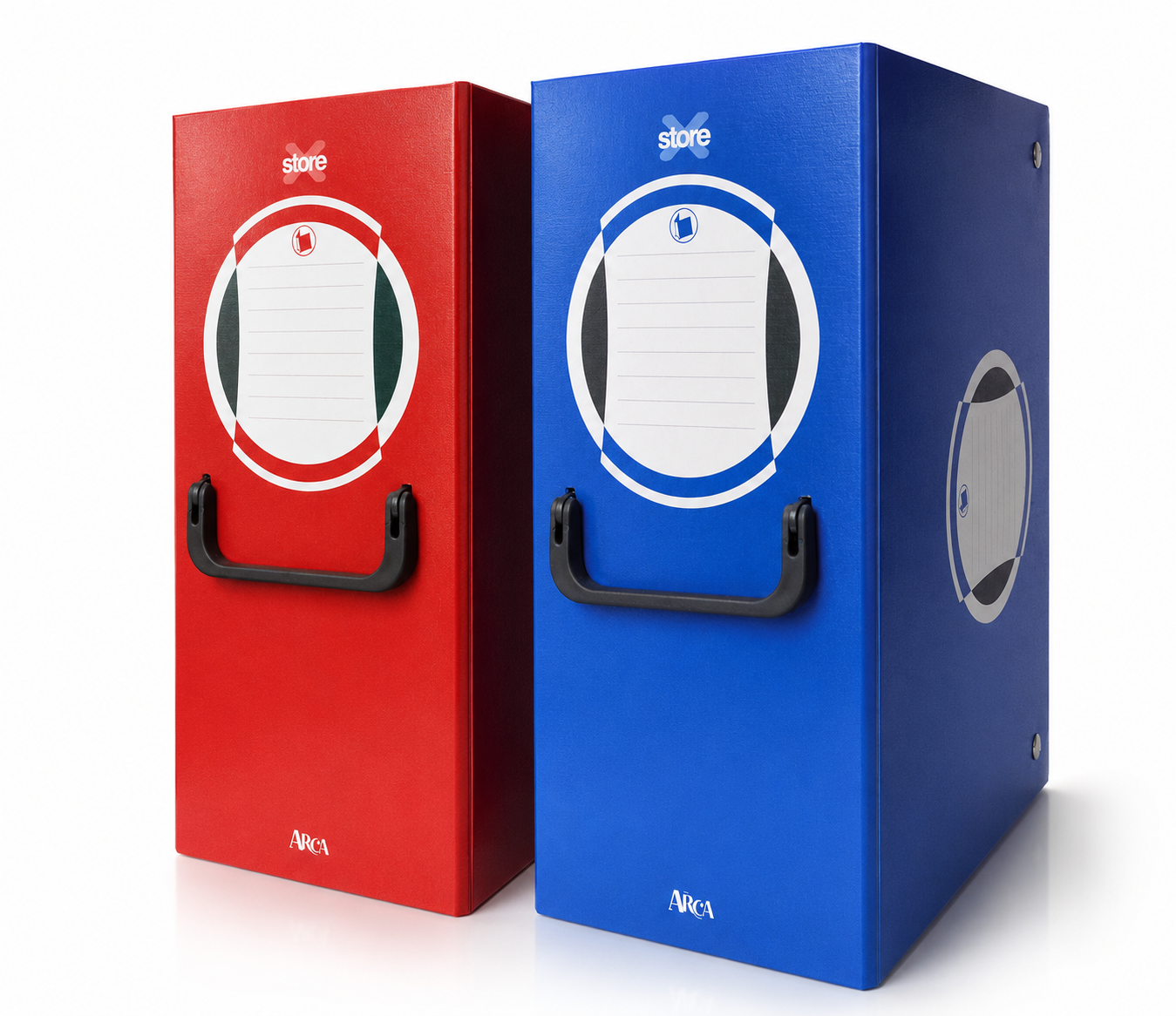 Portaprogetto con Maniglia Arca Store Dorso 20 Blu