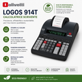 Calcolatrice Scrivente Professionale Olivetti Logos 914T - Display 14 Cifre