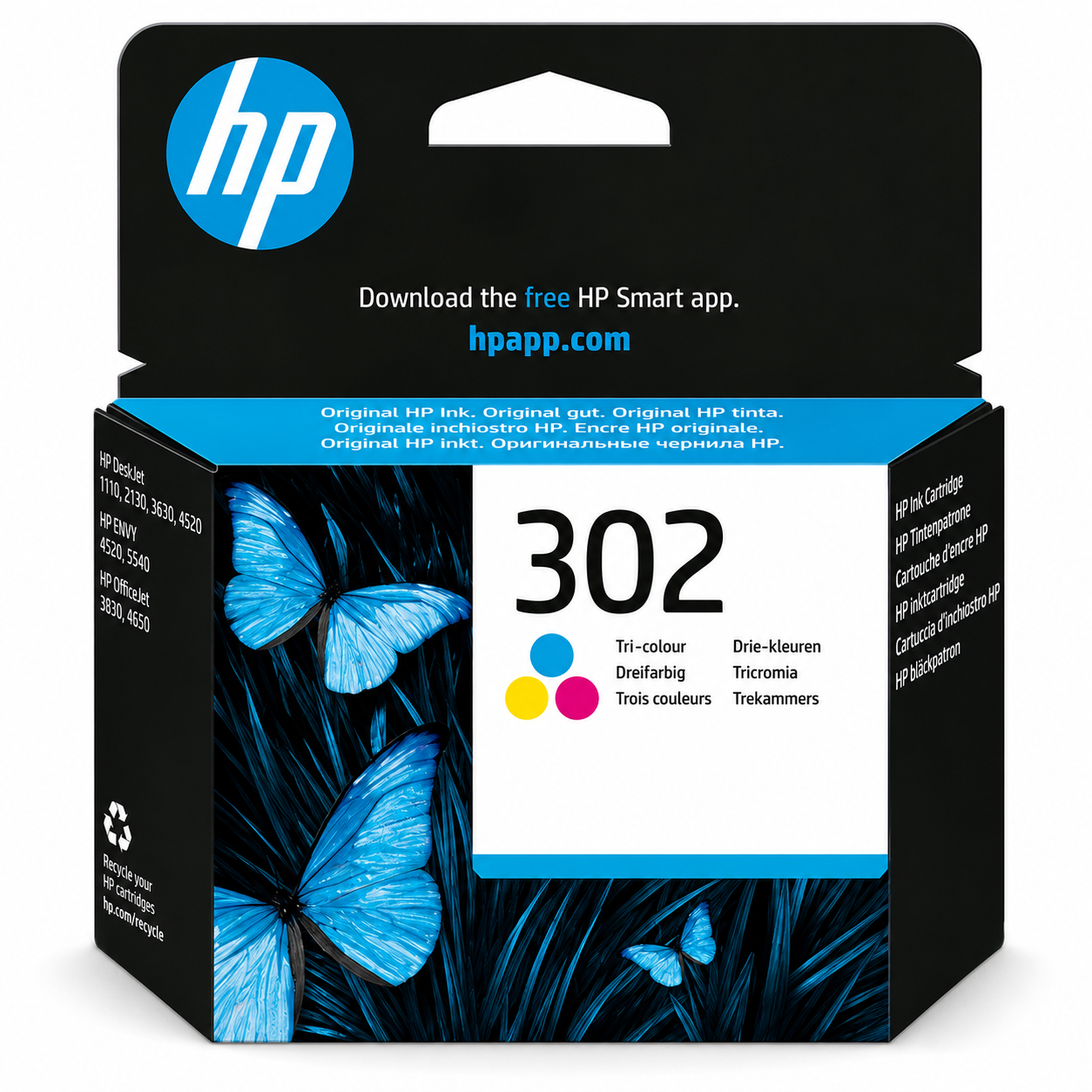 Cartuccia Originale HP 302 Colore - F6U65AE