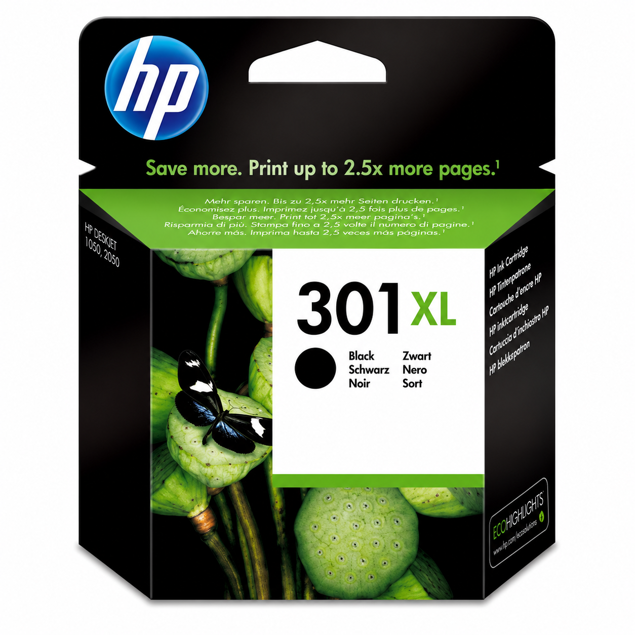 Cartuccia Originale HP 301XL Nera - CH563EE