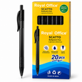 Royal Office R20 nera con confezione da 20 penne