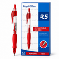 Royal Office R5 rossa con confezione da 12 penne